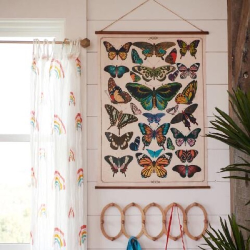 Butterfly Linen Tapestry